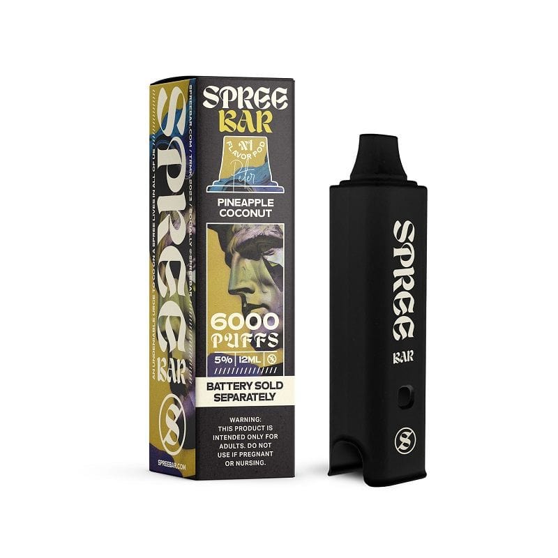 Spree Bar 6000 Diposable Starter Pack (5%, 6000 Puffs)